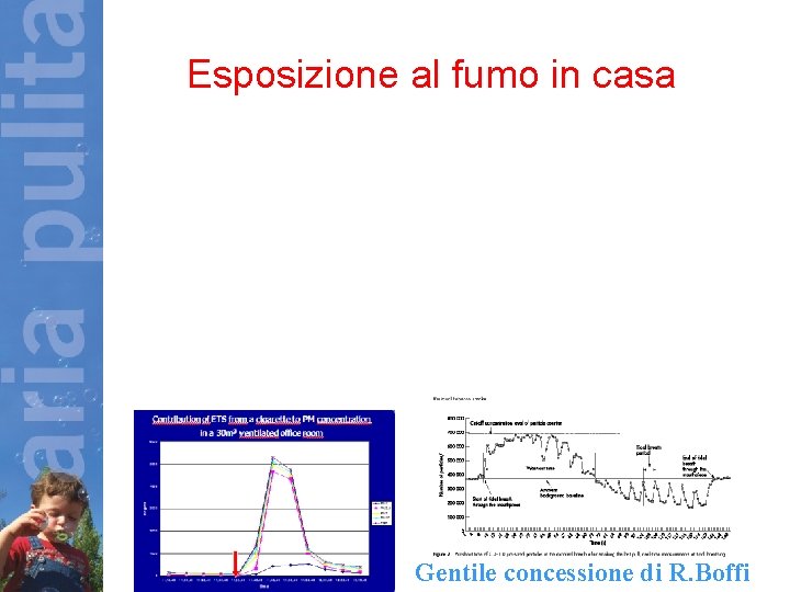 Esposizione al fumo in casa % Gentile concessione di R. Boffi 