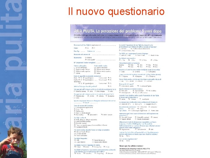 Il nuovo questionario 