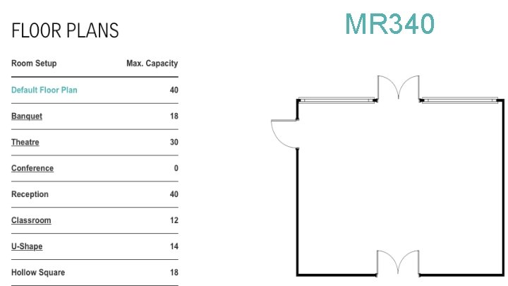 MR 340 © 2014 Starwood Hotels & Resorts Worldwide, Inc. All Rights Reserved. Le