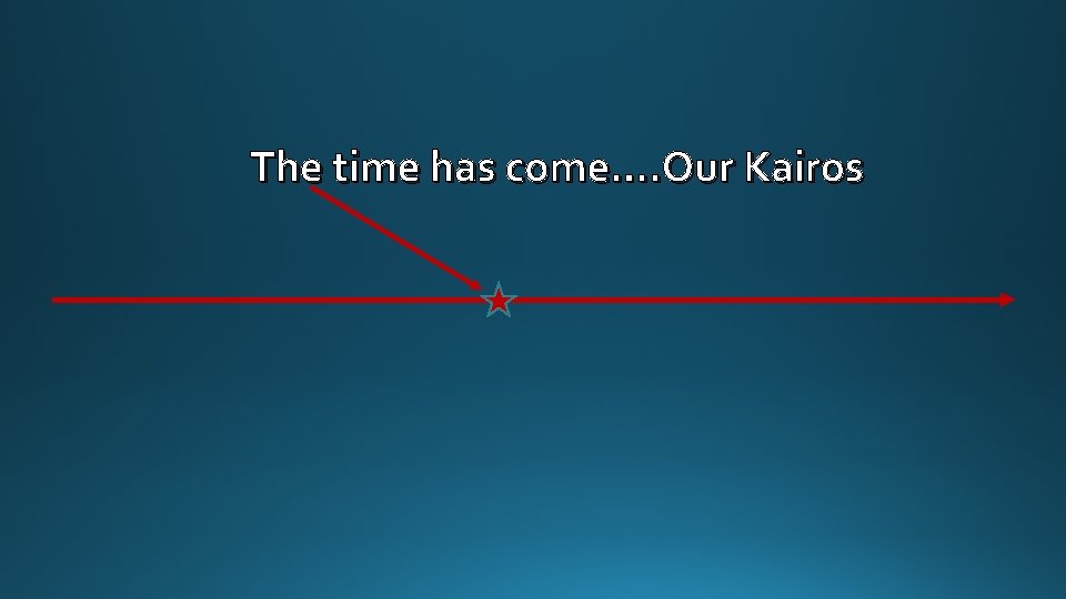 The time has come…. Our Kairos 