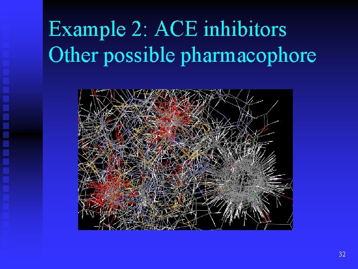 Example 2: ACE inhibitors Other possible pharmacophore 32 