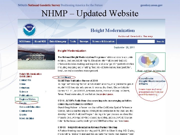 NHMP – Updated Website 