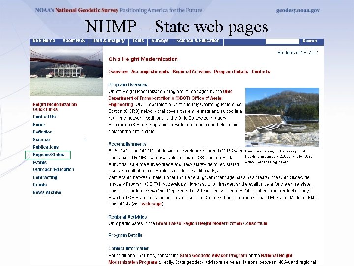 NHMP – State web pages 
