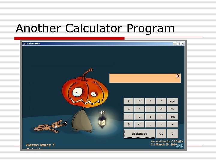 Another Calculator Program 
