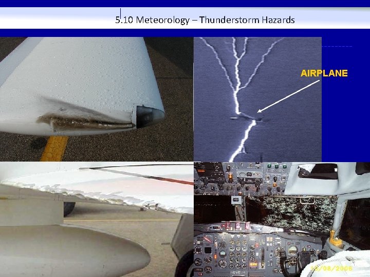 5. 10 Meteorology – Thunderstorm Hazards AIRPLANE 