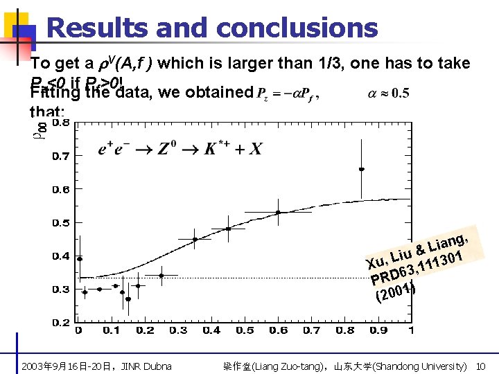 Results and conclusions To get a V(A, f ) which is larger than 1/3,