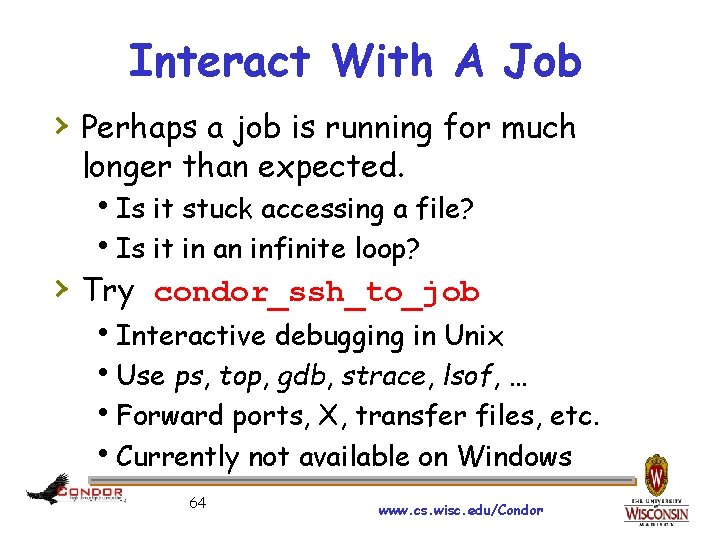 Interact With A Job › Perhaps a job is running for much longer than