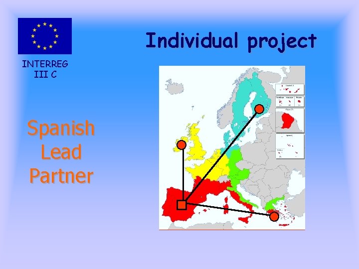 Individual project INTERREG III C Spanish Lead Partner 