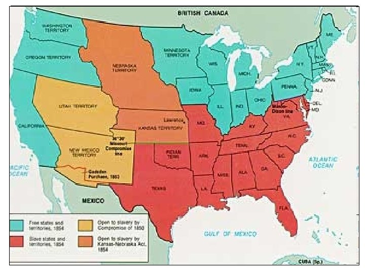 Kansas – Nebraska Act, 1854 o Popular Sovereignty n o o The right of Kansas – Nebraska Act, 1854 o Popular Sovereignty n o o The right of