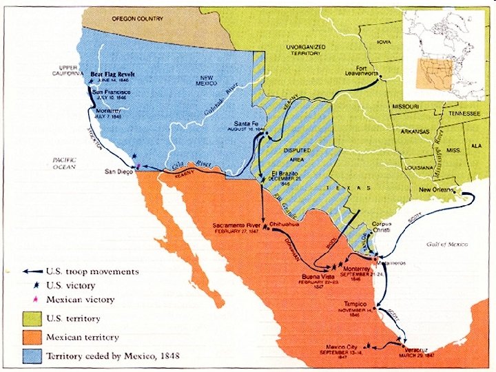 The Treaty of Guadalupe- Hildalgo o o Signed on February 2, 1848 US gained The Treaty of Guadalupe- Hildalgo o o Signed on February 2, 1848 US gained
