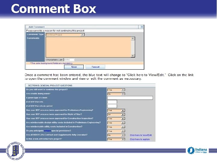 Comment Box 