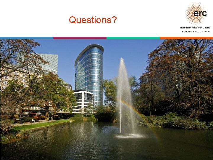 Questions? Established by the European Commission 