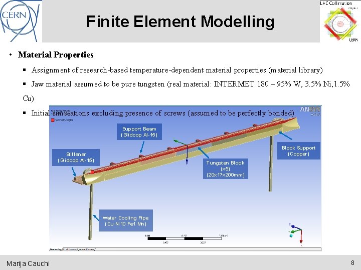 Finite Element Modelling • Material Properties § Assignment of research-based temperature-dependent material properties (material