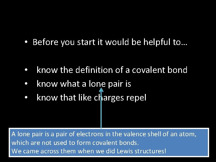  • Before you start it would be helpful to… • know the definition