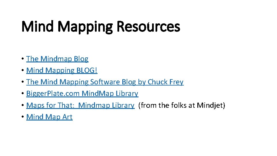 Mind Mapping Resources • The Mindmap Blog • Mind Mapping BLOG! • The Mind Mind Mapping Resources • The Mindmap Blog • Mind Mapping BLOG! • The Mind