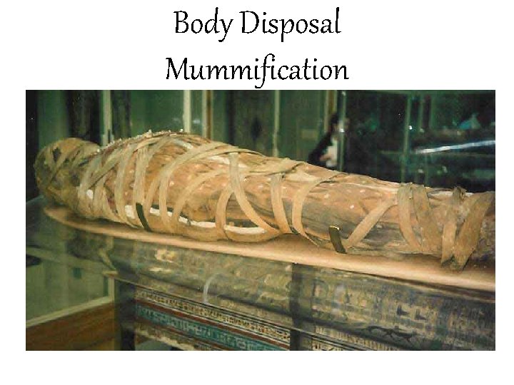 Body Disposal Mummification 