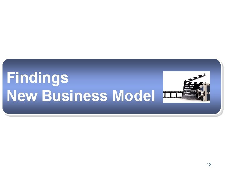Findings New Business Model 18 