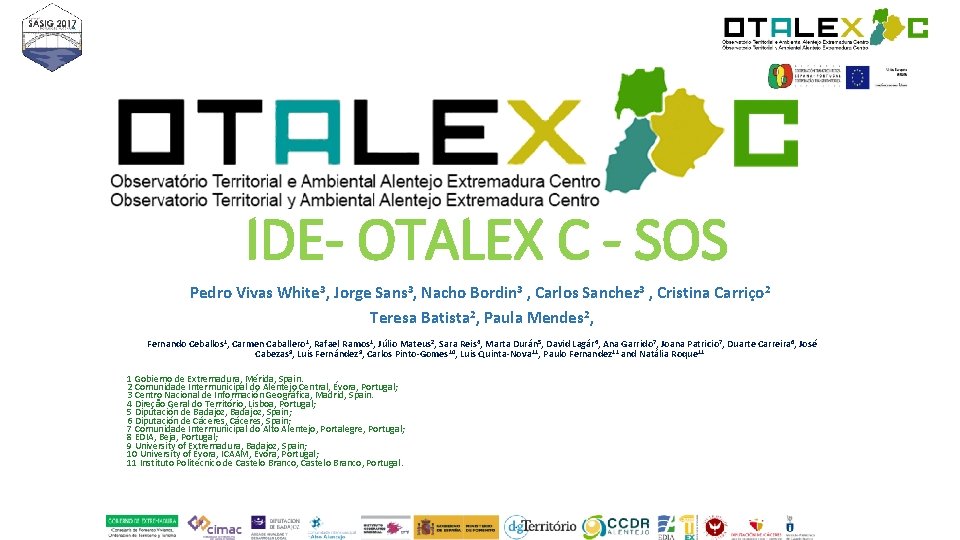 IDE- OTALEX C - SOS Pedro Vivas White 3, Jorge Sans 3, Nacho Bordin