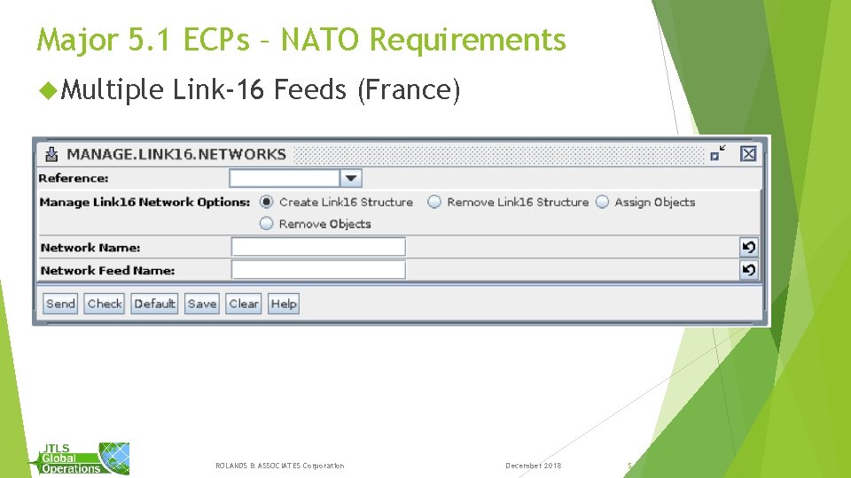 Major 5. 1 ECPs – NATO Requirements Multiple Link-16 Feeds (France) ROLANDS & ASSOCIATES Major 5. 1 ECPs – NATO Requirements Multiple Link-16 Feeds (France) ROLANDS & ASSOCIATES