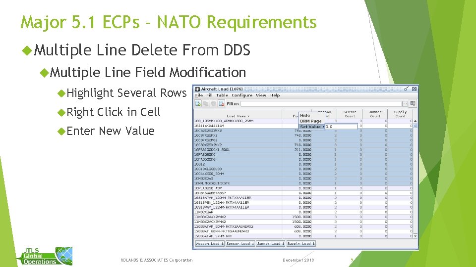Major 5. 1 ECPs – NATO Requirements Multiple Line Delete From DDS Multiple Line Major 5. 1 ECPs – NATO Requirements Multiple Line Delete From DDS Multiple Line