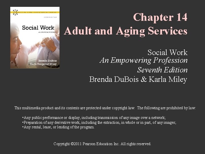 Chapter 14 Adult and Aging Services Social Work