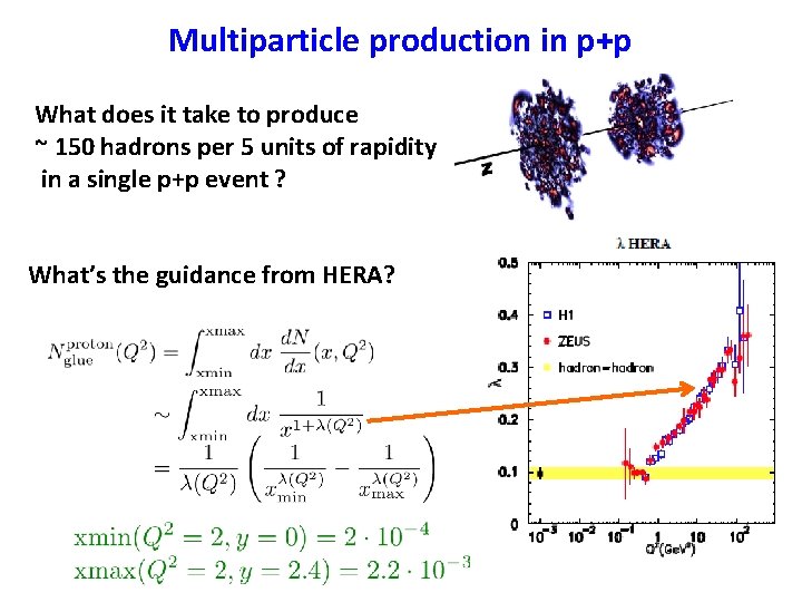 Multiparticle production in p+p What does it take to produce ~ 150 hadrons per