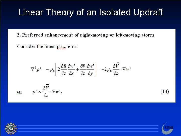 Linear Theory of an Isolated Updraft 55 