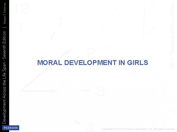 MORAL DEVELOPMENT IN GIRLS 