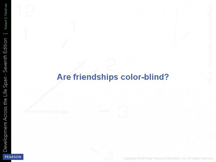 Are friendships color-blind? 