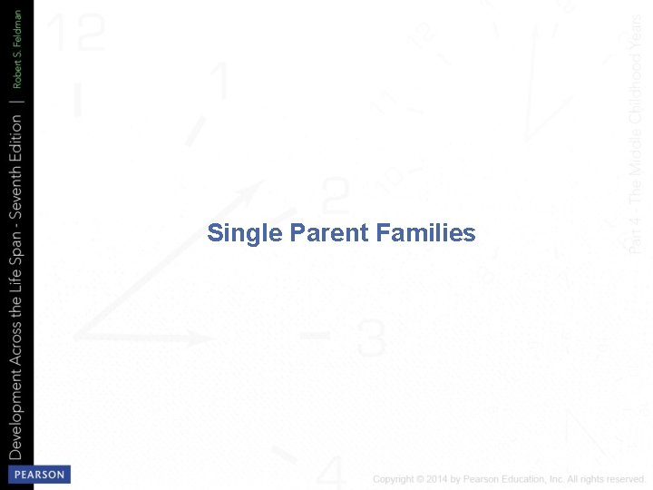 Single Parent Families 