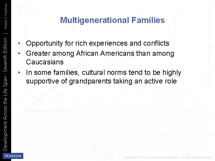 Multigenerational Families • Opportunity for rich experiences and conflicts • Greater among African Americans