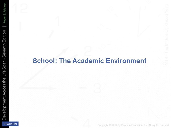 School: The Academic Environment 