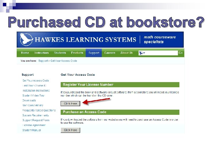 Purchased CD at bookstore? Purchased CD at bookstore?