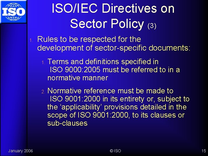 Quality Management Systems Advice from ISOTC 176 for