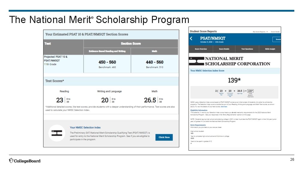 The National Merit Scholarship Program ® 26 The National Merit Scholarship Program ® 26