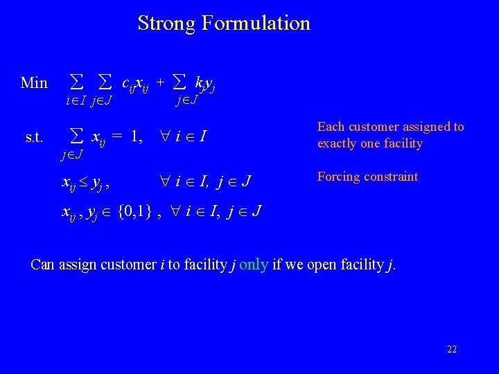 Lecture 6 Integer Programming Models Topics General Model