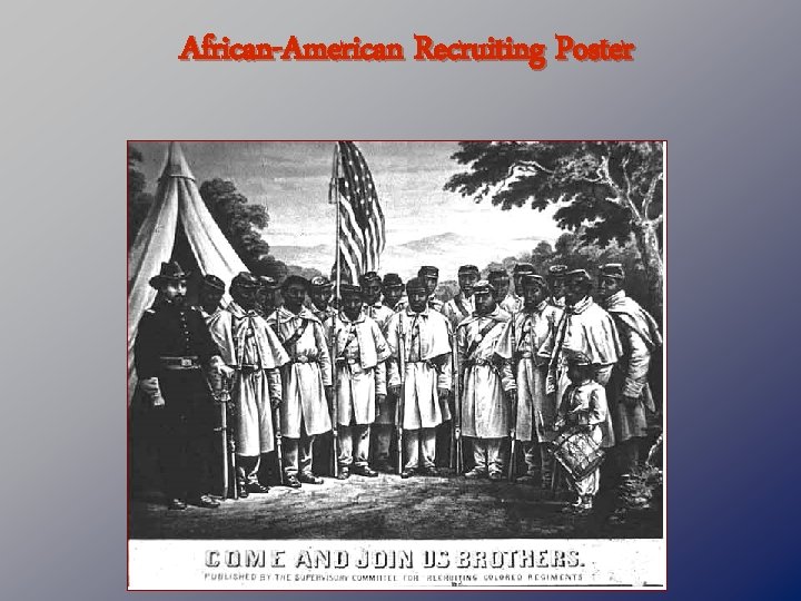 African-American Recruiting Poster 