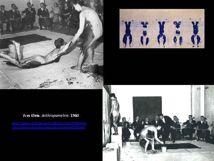  Yves Klein. Sin título. 1960 (antropometrías con figuras femeninas y masculinas) Yves Klein.