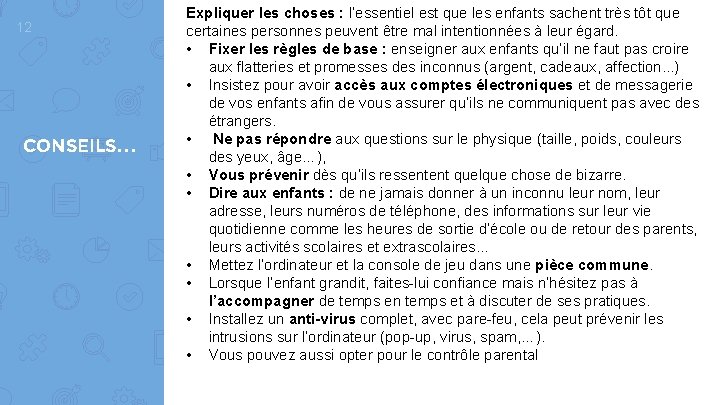 12 CONSEILS… Expliquer les choses : l’essentiel est que les enfants sachent très tôt