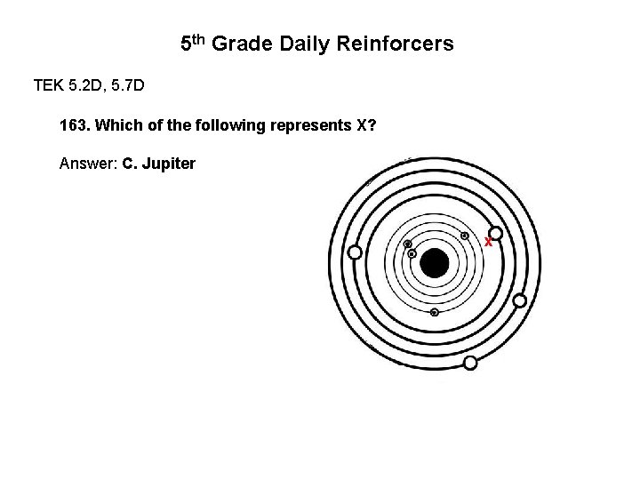 5 th Grade Daily Reinforcers TEK 5. 2 D, 5. 7 D 163. Which 5 th Grade Daily Reinforcers TEK 5. 2 D, 5. 7 D 163. Which