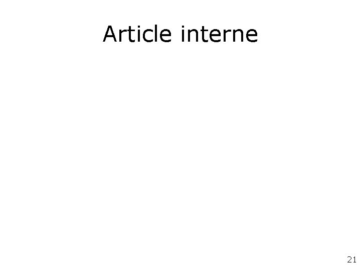 Article interne 21 