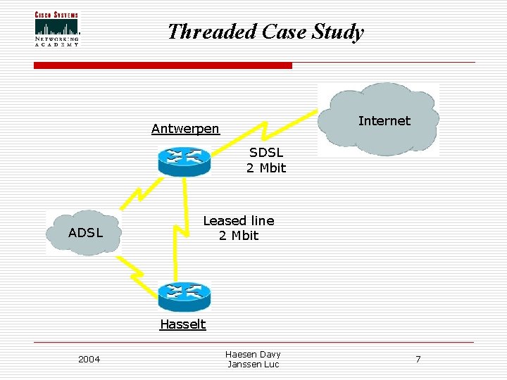 Threaded Case Study Internet Antwerpen SDSL 2 Mbit ADSL Leased line 2 Mbit Hasselt Threaded Case Study Internet Antwerpen SDSL 2 Mbit ADSL Leased line 2 Mbit Hasselt