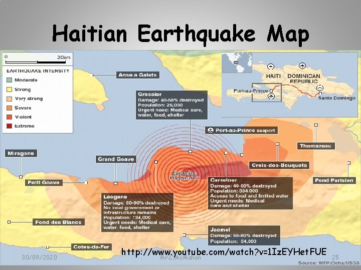 Haitian Earthquake Map 30/09/2020 http: //www. youtube. com/watch? v=1 Iz. EYHet. FUE Mr. C.