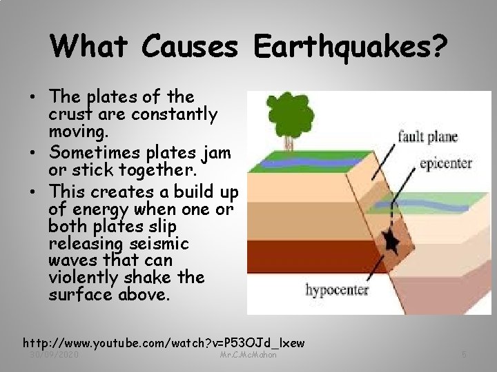 What Causes Earthquakes? • The plates of the crust are constantly moving. • Sometimes