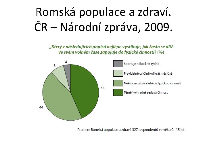 Romská populace a zdraví. ČR – Národní zpráva, 2009. 