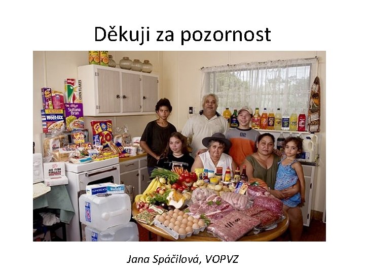 Děkuji za pozornost Jana Spáčilová, VOPVZ 