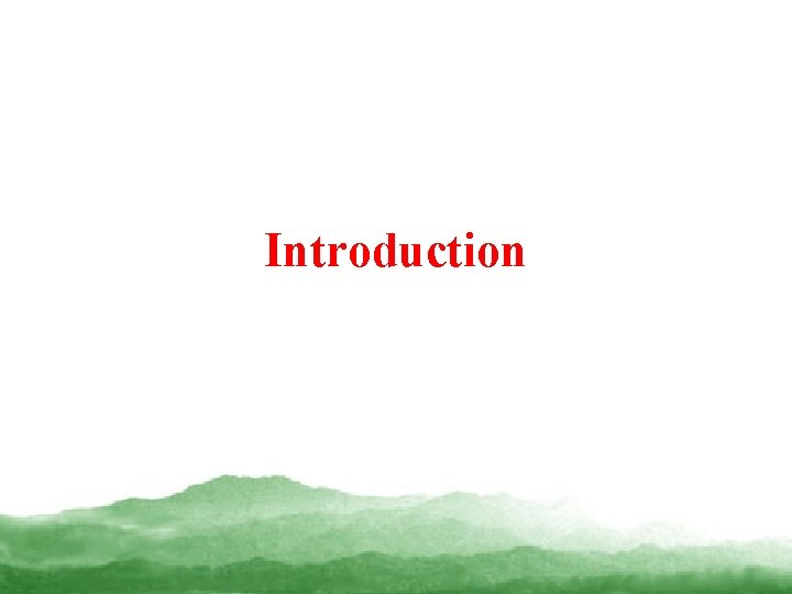 Introduction 