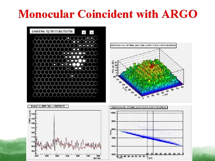 Monocular Coincident with ARGO 