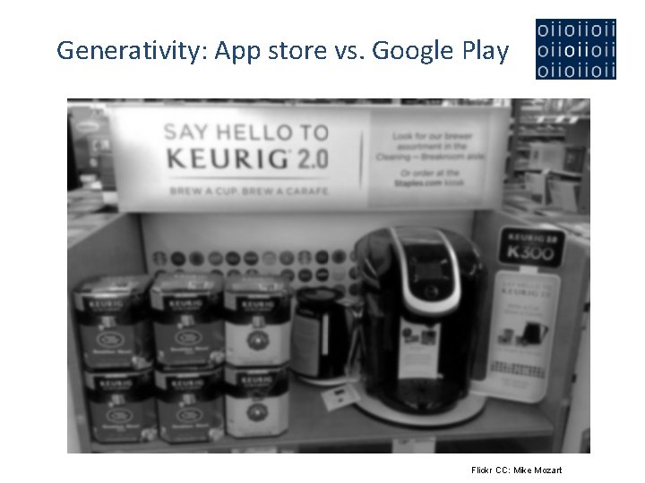 Generativity: App store vs. Google Play Flickr CC: Mike Mozart 