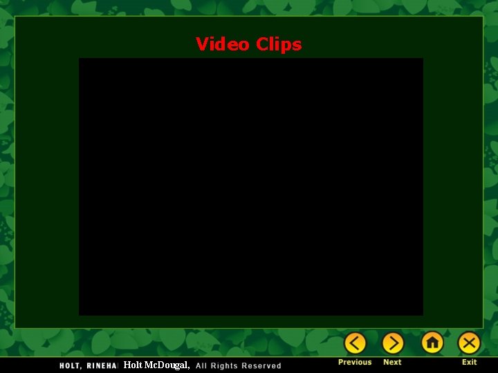 Video Clips Holt Mc. Dougal, Video Clips Holt Mc. Dougal,